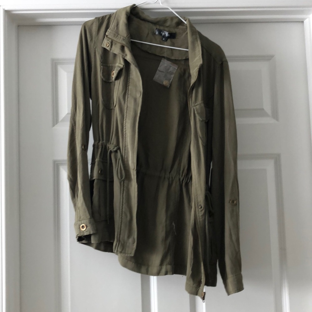 Olive green light jacket